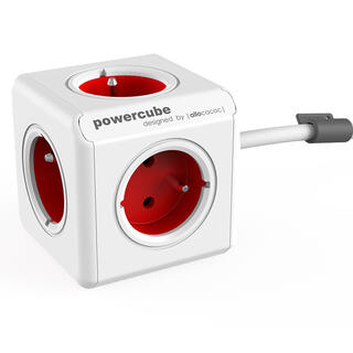 Rozbočovač PowerCube Extended červený 3m