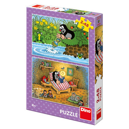 Puzzle KRTEK v krabici 2 x 48 dílků