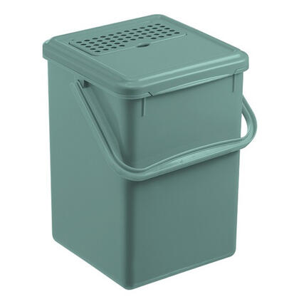 Kompostovací kbelík 9 l s uhlíkovým filtrem, pastelová zelená 1