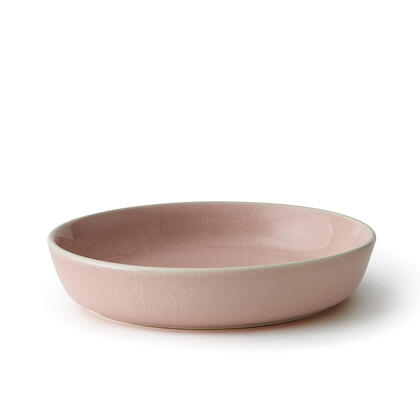 Keramický hluboký talíř FLORA 19 cm růžová 1