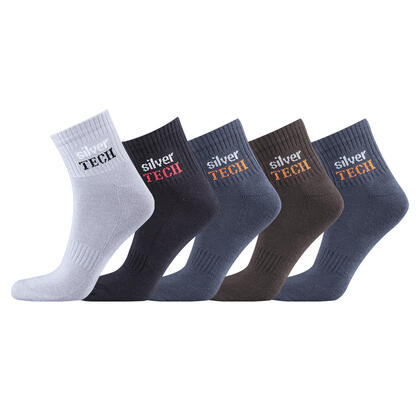 Ponožky se stříbrnými vlákny 5 párů, vel. 43 - 44 1