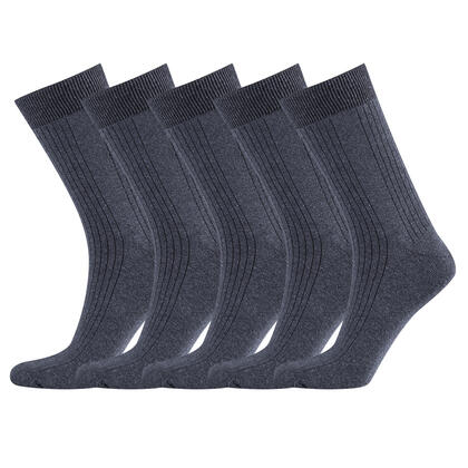 Pánské tmavé ponožky 5 párů, vel. 43 - 44