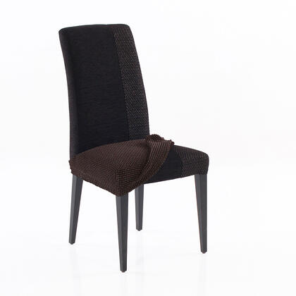 Super strečové potahy NIAGARA čokoládová, židle 2 ks (40 x 40 cm) 1