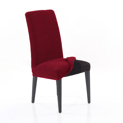 Super strečové potahy NIAGARA bordó, židle s opěradlem 2 ks (40 x 40 x 55  cm) 1