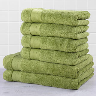 Sada froté ručníků a osušek MEXICO zelená 6 ks 1