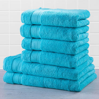 Sada froté ručníků a osušek MEXICO světle modrá 6 ks 1