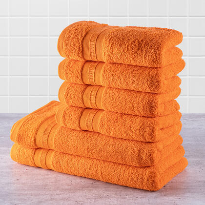 Sada froté ručníků a osušek MEXICO oranžová 6 ks 1