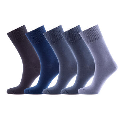 Zdravotní ponožky z BIO bavlny se stříbrem a pružným lemem, vel. 41 - 42