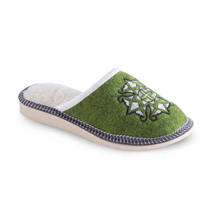 Dámské zelené papuče JELKA zelené