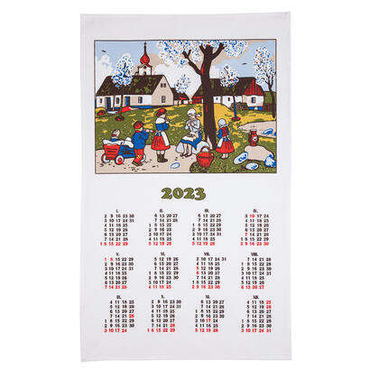 Textilní kalendář pro rok 2023 Josef Lada