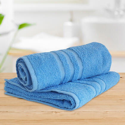 Sada 2 ks froté ručníků STANDARD modrá, 50 x 100 cm 1