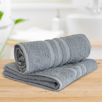 Sada 2 ks froté ručníků STANDARD šedá, 50 x 100 cm 1