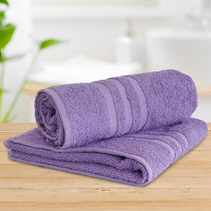 Sada 2 ks froté ručníků STANDARD fialová, 50 x 100 cm 1