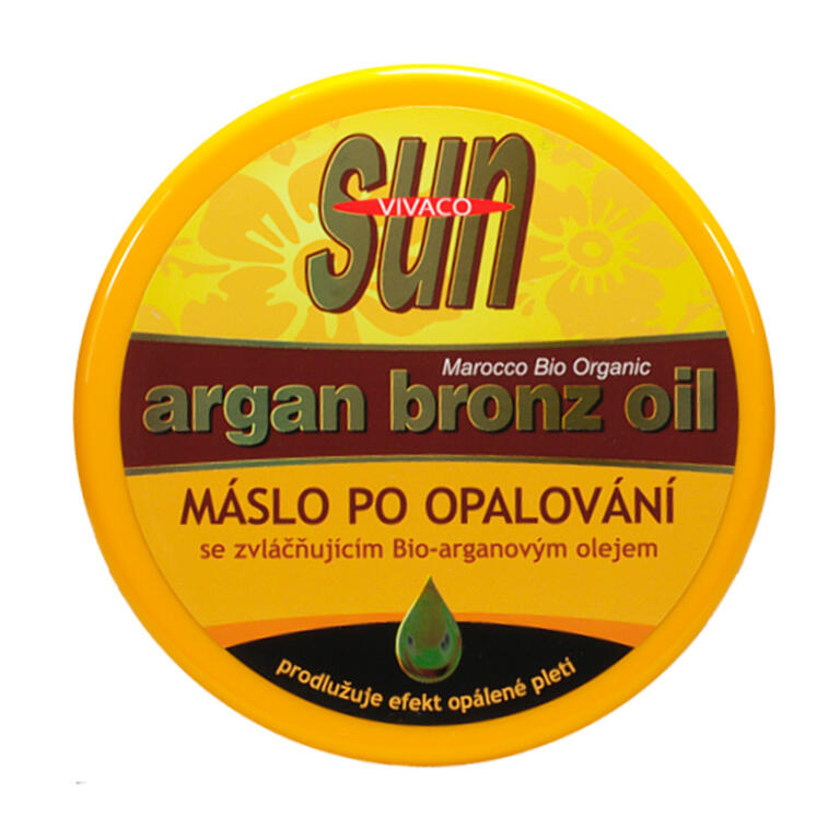 Levně Máslo po opalování s bio arganovým olejem SUN VITAL 200 ml