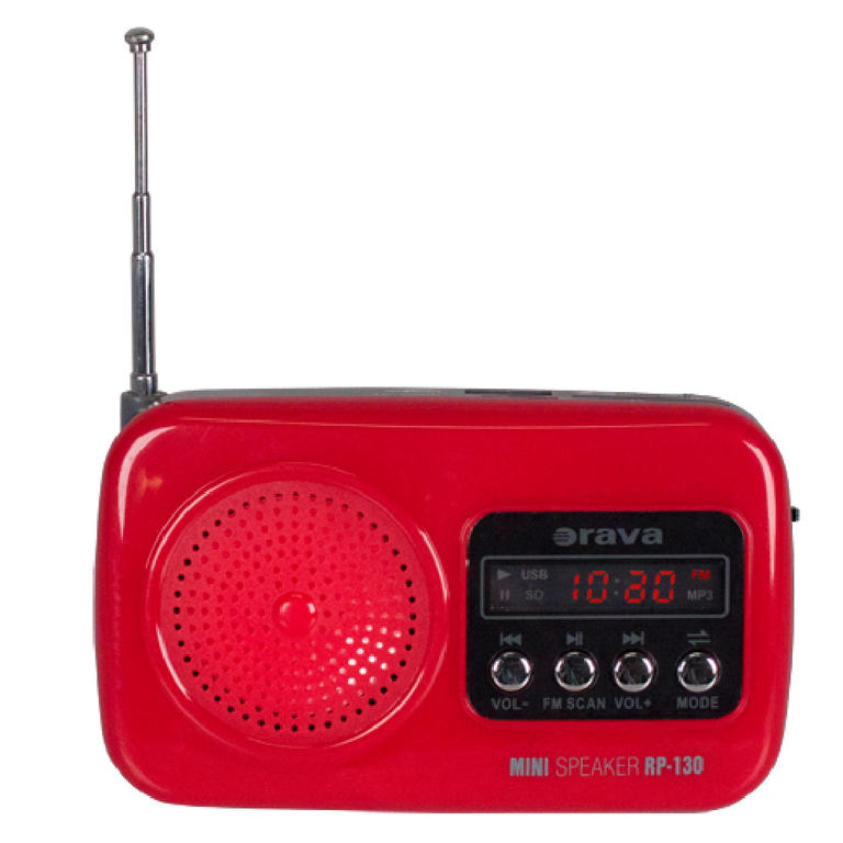 Přenosné radio s USB Orava RP-130 R červené