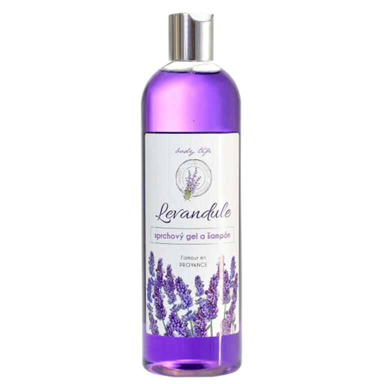 Sprchový gel a šampon s levandulovým olejem BT Premium 500 ml
