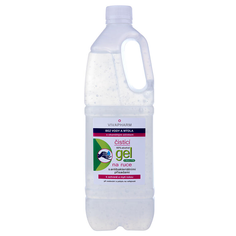 Antibakteriální čisticí gel na ruce s aloe a TTO 1 litr 1