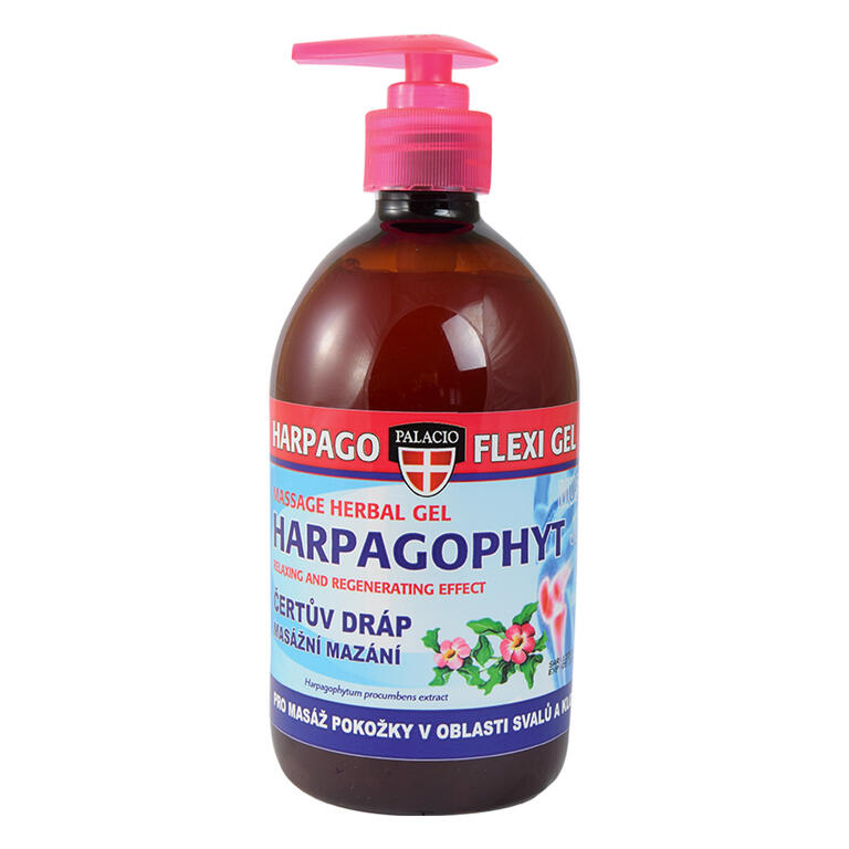 Masážní gel s pumpičkou ČERTŮV DRÁP 500 ml 1