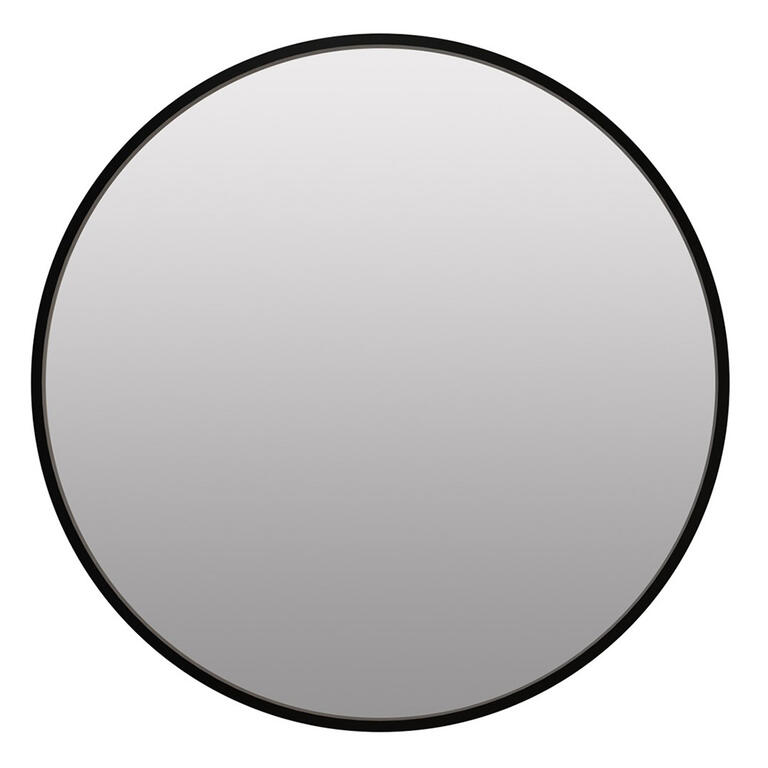 Zrcadlo nástěnné TELA černá, průměr 61 cm 1