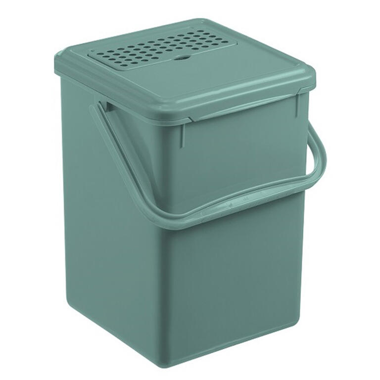 Levně Kompostovací kbelík 9 l s uhlíkovým filtrem, pastelová zelená