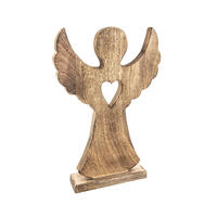 Dřevěný anděl MANGO SRDCE, 36,5 cm 1