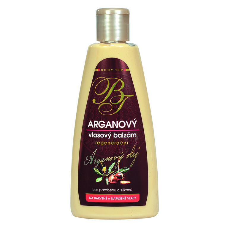 Levně Balzám na vlasy s BIO arganovým olejem BODY TIP 250 ml