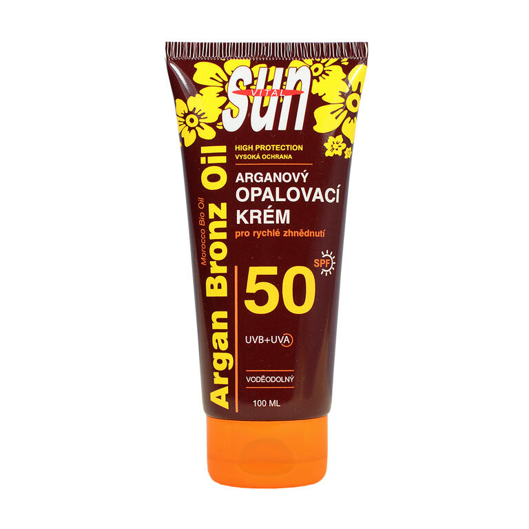 Levně Opalovací krém s BIO arganovým olejem SUN VITAL SPF 50 100 ml