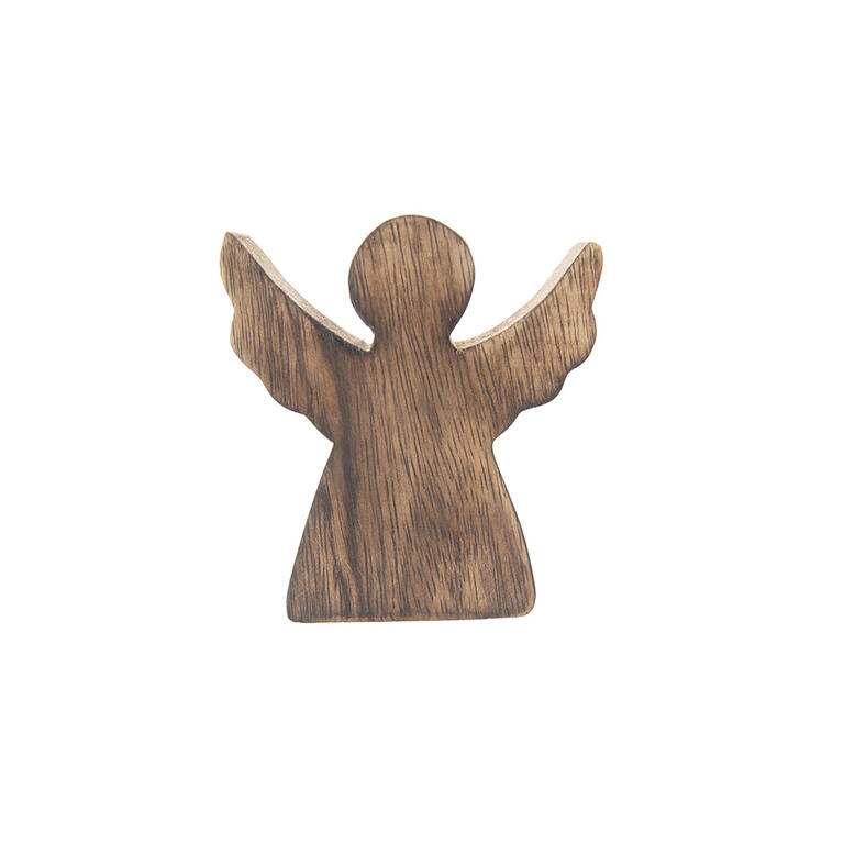 Levně Dřevěný anděl MANGO 10 cm