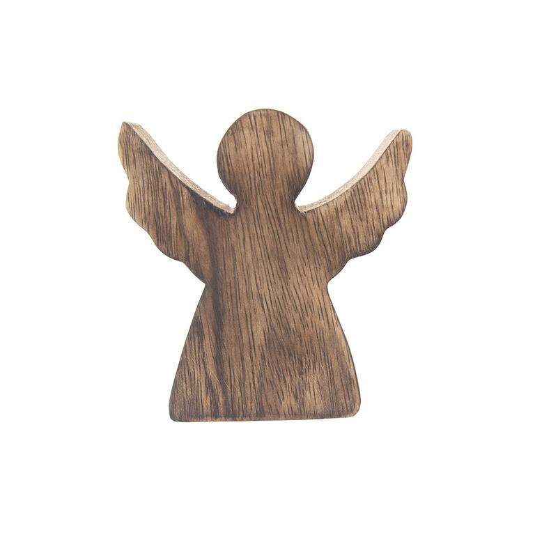 Levně Dřevěný anděl MANGO 15 cm