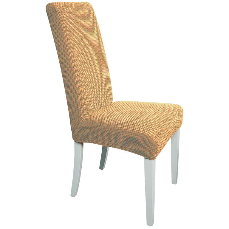Multielastické potahy CARLA gold, židle s opěradlem 2 ks 40 x 40 x 60 cm 1