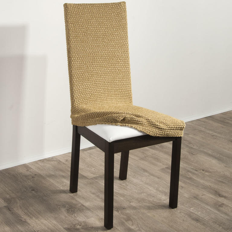 Luxusní multielastické potahy ZAFIRO gold, židle s opěradlem 2 ks 40 x 40 x 60 cm 1