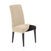 Super strečové potahy NIAGARA smetanová, židle s opěradlem 2 ks (40 x 40 x 55  cm) 1