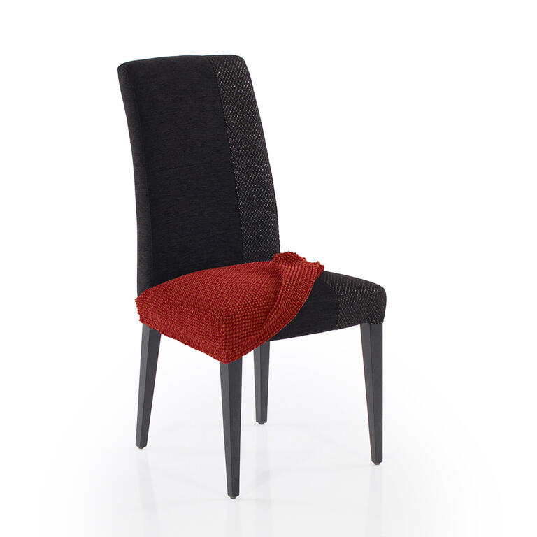 Super strečové potahy NIAGARA cihlová, židle 2 ks (40 x 40 cm) 1