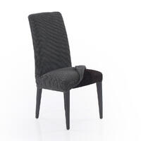 Super strečové potahy NIAGARA antracitová, židle s opěradlem 2 ks (40 x 40 x 55  cm) 1