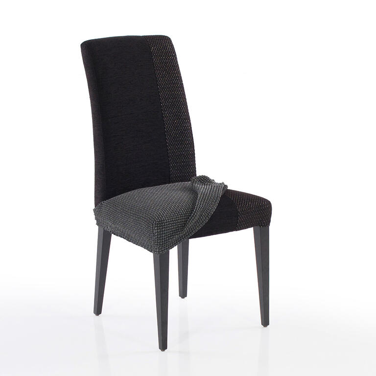 Super strečové potahy NIAGARA antracitová, židle 2 ks (40 x 40 cm) 1