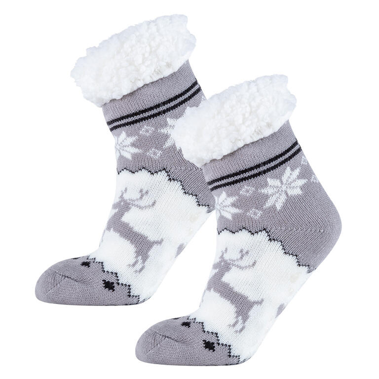 Ponožky na spaní nízké ASTRID šedé, vel. 42 - 45 1