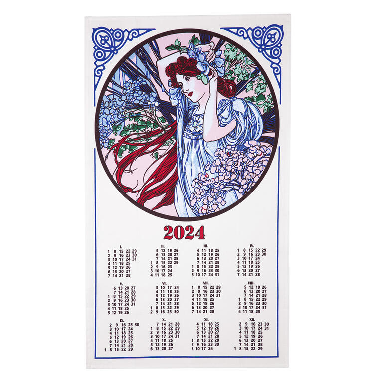 Levně Textilní kalendář Panna 2024