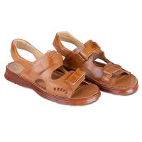 Pánské kožené sandály na suchý zip, vel. 41 2