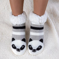 Dětské zimní ponožky na spaní PANDA, vel. 27 - 30 2