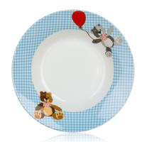 Dětská jídelní sada Medvídci 3 ks modrá, BANQUET 3