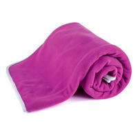 Fleecová deka purpurová 130 x 170 cm 3