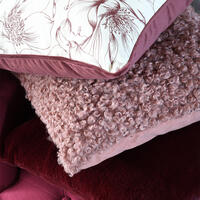 Dekorační polštářek MERINOS růžová 45 x 45 cm 3