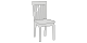 Židle - sedák 2ks